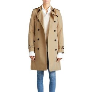 Burberry The Kensington-Long Heritage Trench Honey